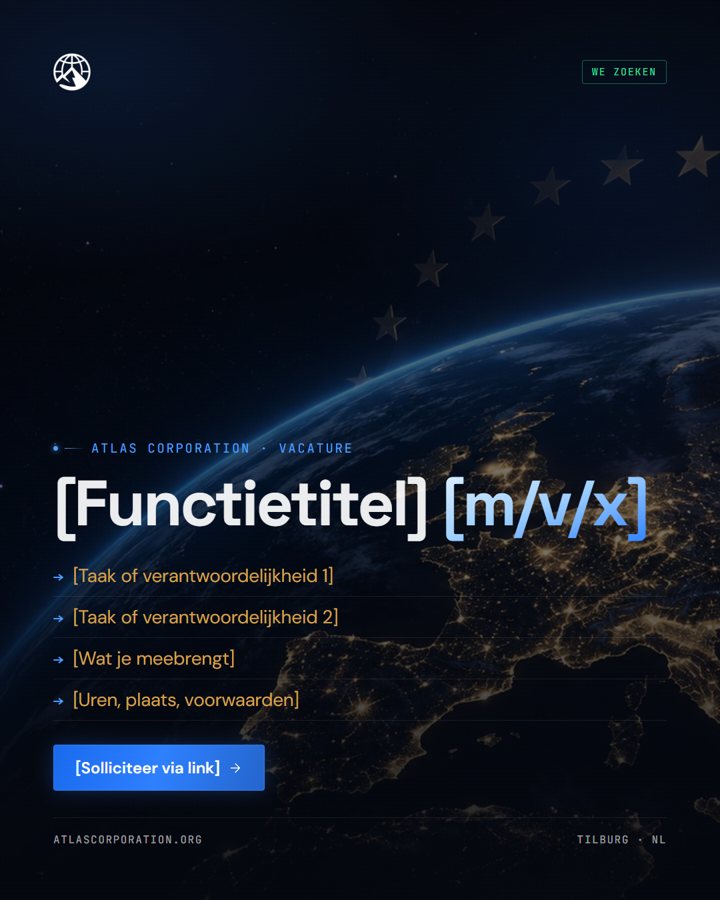 Vacaturepost
